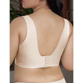 Helena Scalloped Design Natural Uplift Adjustment Bra For Cup DDD-H - forlest